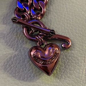 Purple juicy couture necklace